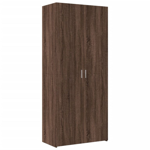 vidaXL Highboard Braun Eichen-Optik 80x42,5x185 cm Holzwerkstoff