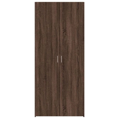 vidaXL Highboard Braun Eichen-Optik 80x42,5x185 cm Holzwerkstoff