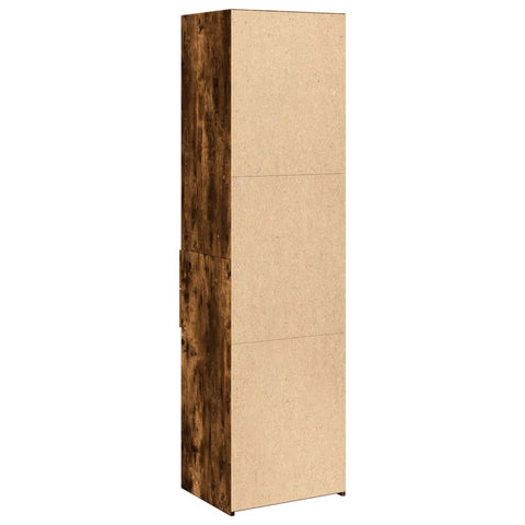 vidaXL Highboard Räuchereiche 50x42,5x185 cm Holzwerkstoff