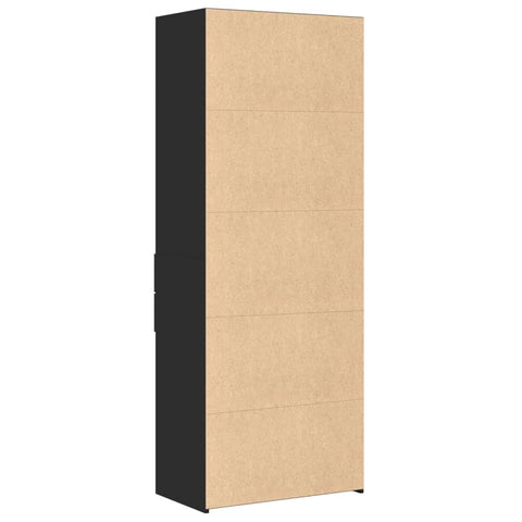 vidaXL Highboard Schwarz 70x42,5x185 cm Holzwerkstoff