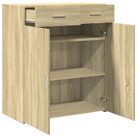 vidaXL Sideboard Sonoma-Eiche 80x42,5x93 cm Holzwerkstoff