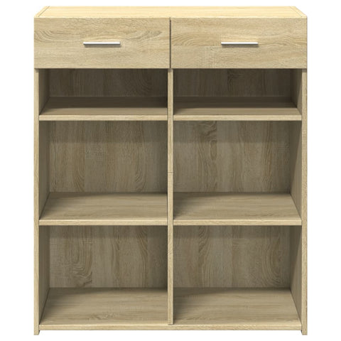 vidaXL Sideboard Sonoma-Eiche 80x42,5x93 cm Holzwerkstoff