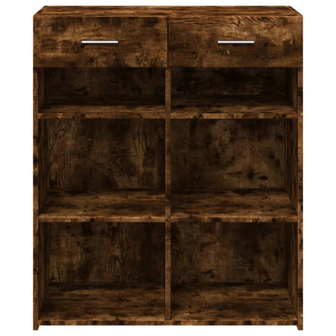 vidaXL Sideboard Räuchereiche 80x42,5x93 cm Holzwerkstoff