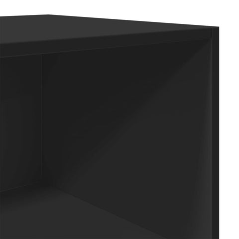 vidaXL Highboard Schwarz 40x41x185 cm Holzwerkstoff