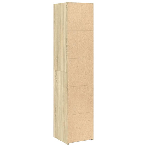 vidaXL Highboard Sonoma-Eiche 40x41x185 cm Holzwerkstoff