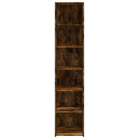 vidaXL Highboard Räuchereiche 40x41x185 cm Holzwerkstoff