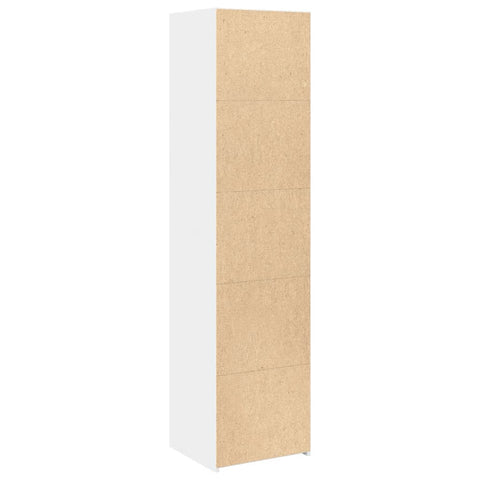 vidaXL Highboard Weiß 45x41x185 cm Holzwerkstoff