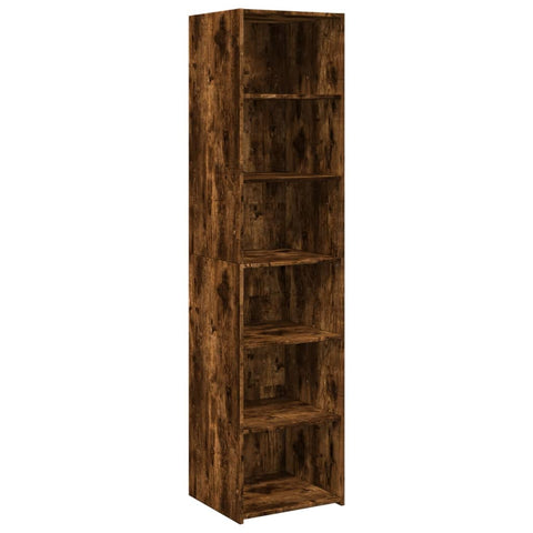 vidaXL Highboard Räuchereiche 45x41x185 cm Holzwerkstoff