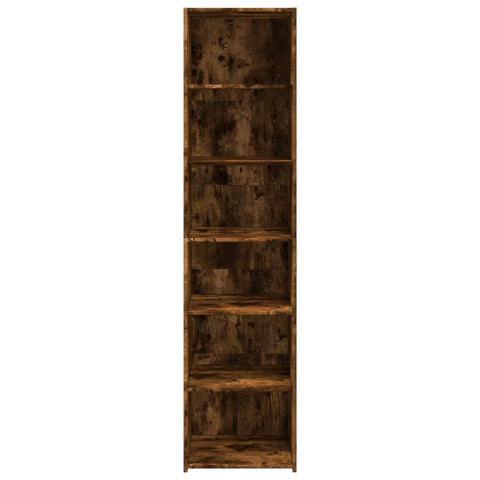 vidaXL Highboard Räuchereiche 45x41x185 cm Holzwerkstoff