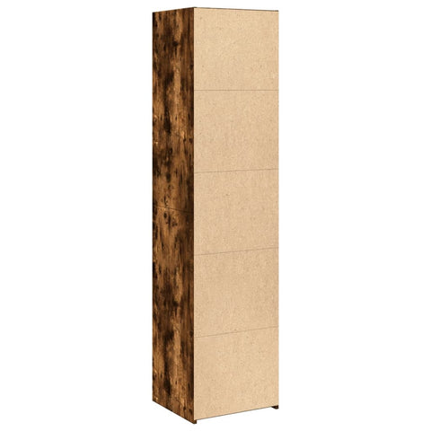 vidaXL Highboard Räuchereiche 45x41x185 cm Holzwerkstoff