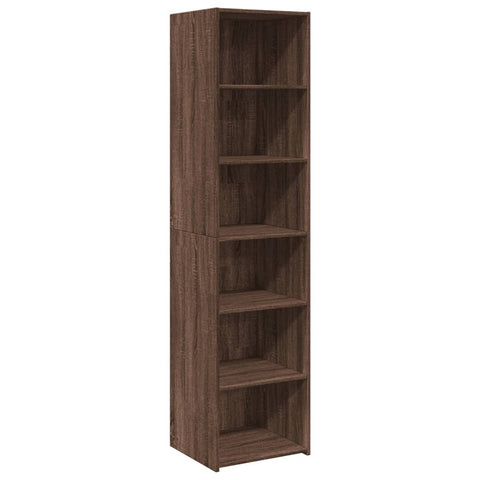 vidaXL Highboard Braun Eichen-Optik 45x41x185 cm Holzwerkstoff