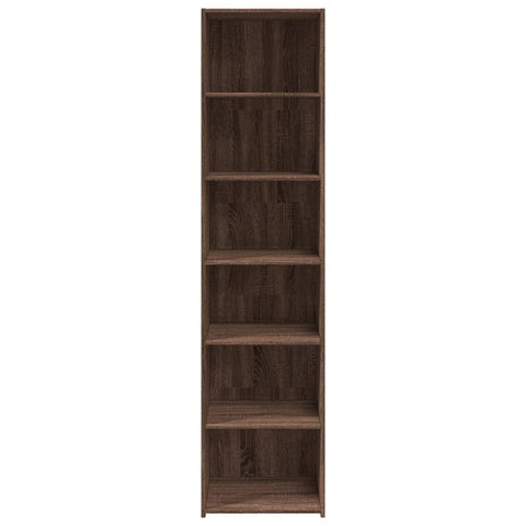 vidaXL Highboard Braun Eichen-Optik 45x41x185 cm Holzwerkstoff