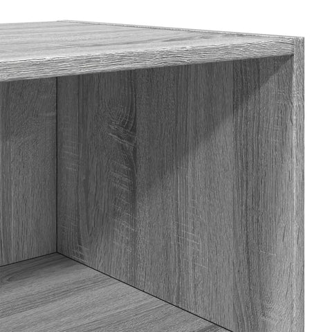 vidaXL Highboard Grau Sonoma-Eiche 50x41x185 cm Holzwerkstoff