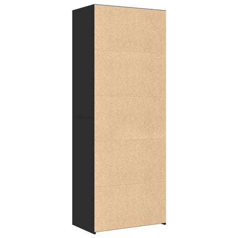 vidaXL Highboard Schwarz 70x41x185 cm Holzwerkstoff