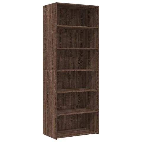 vidaXL Highboard Braun Eichen-Optik 70x41x185 cm Holzwerkstoff