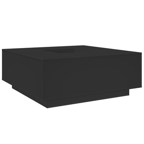 vidaXL Couchtisch Schwarz 100x100x40 cm Holzwerkstoff