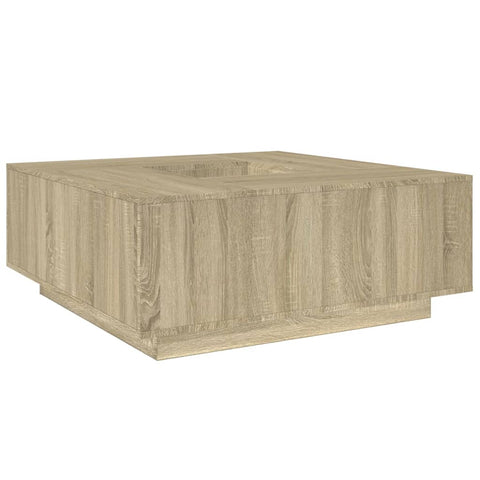 vidaXL Couchtisch Sonoma-Eiche 100x100x40 cm Holzwerkstoff