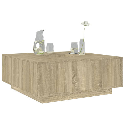 vidaXL Couchtisch Sonoma-Eiche 100x100x40 cm Holzwerkstoff