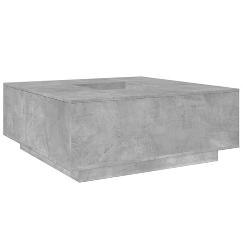 vidaXL Couchtisch Betongrau 100x100x40 cm Holzwerkstoff