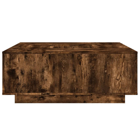 vidaXL Couchtisch Räuchereiche 100x100x40 cm Holzwerkstoff