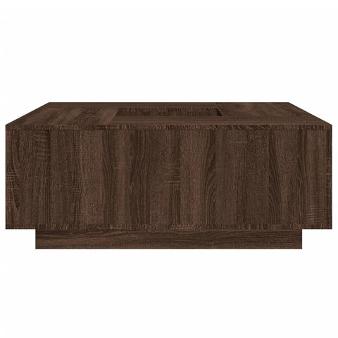 vidaXL Couchtisch Braun Eichen-Optik 100x100x40 cm Holzwerkstoff