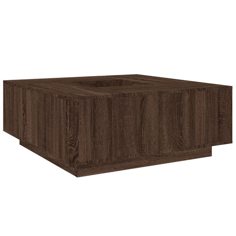 vidaXL Couchtisch Braun Eichen-Optik 100x100x40 cm Holzwerkstoff