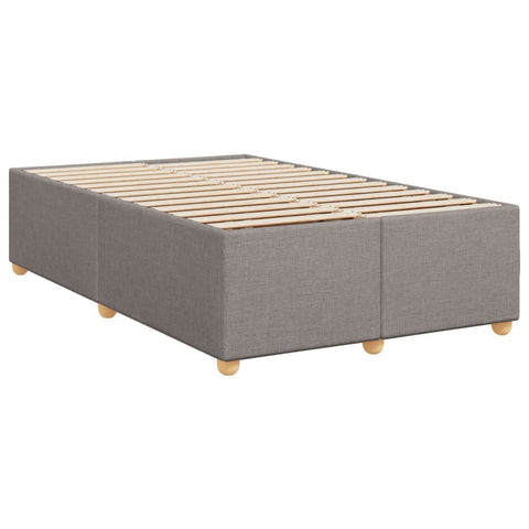 Boxspringbett mit Matratze Taupe 120x190 cm Stoff