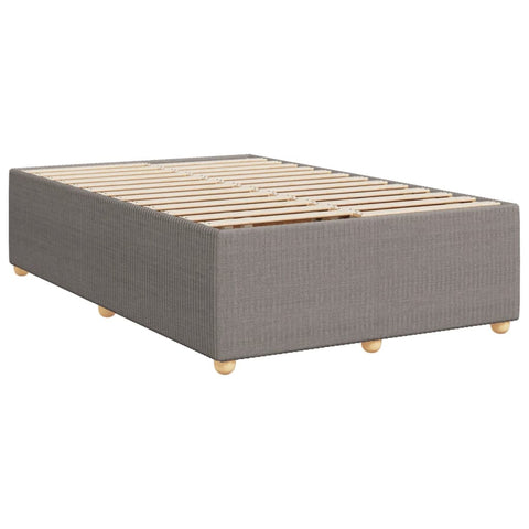 Boxspringbett mit Matratze Taupe 120x190 cm Stoff