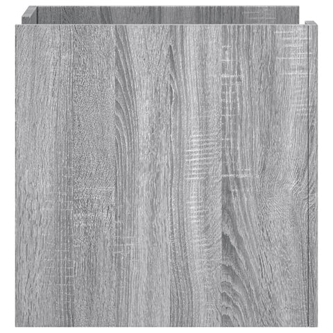 vidaXL Nachttisch Grau Sonoma 45x50x50 cm Holzwerkstoff