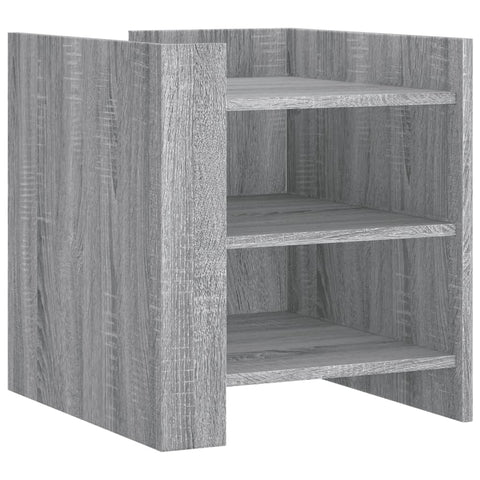 vidaXL Nachttisch Grau Sonoma 45x50x50 cm Holzwerkstoff