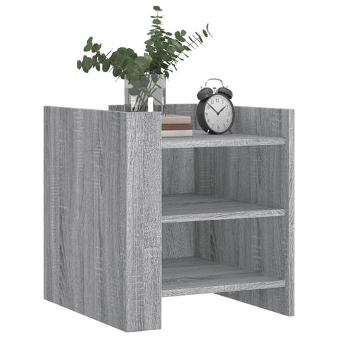 vidaXL Nachttisch Grau Sonoma 45x50x50 cm Holzwerkstoff