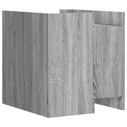 vidaXL Nachttisch Grau Sonoma 45x50x50 cm Holzwerkstoff