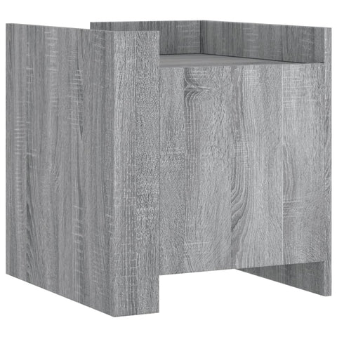 vidaXL Nachttisch Grau Sonoma 45x50x50 cm Holzwerkstoff