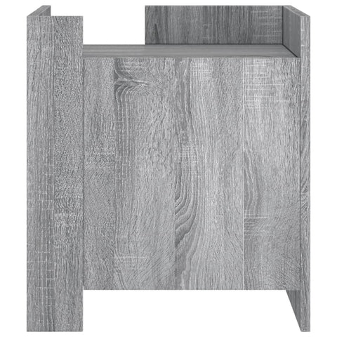 vidaXL Nachttisch Grau Sonoma 45x50x50 cm Holzwerkstoff