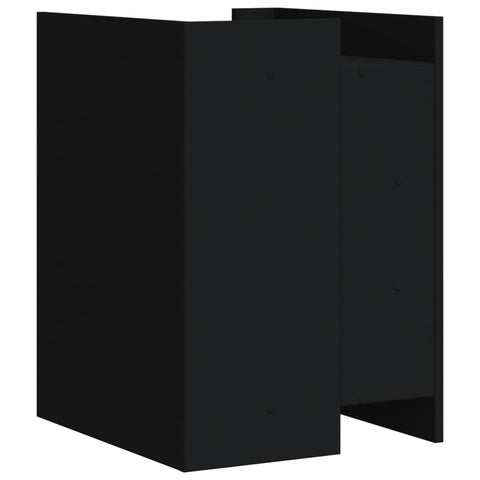 vidaXL Nachttisch Schwarz 45x50x65 cm Holzwerkstoff