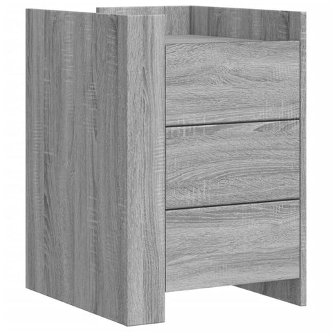 vidaXL Nachttisch Grau Sonoma 45x50x65 cm Holzwerkstoff