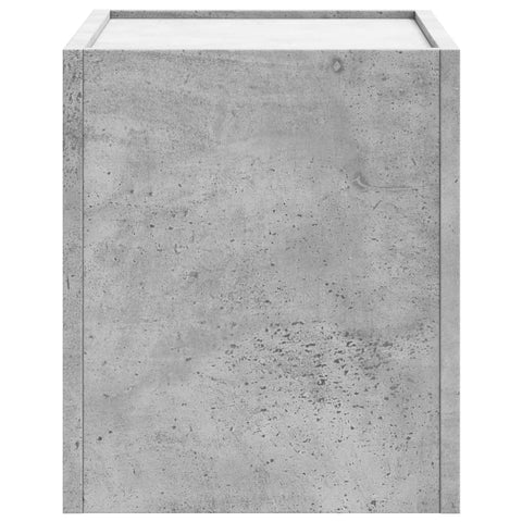 vidaXL Wand-Nachttische 2 Stk. Betongrau 45x30x35 cm