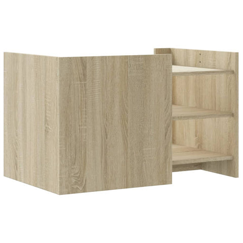 vidaXL Couchtisch Sonoma-Eiche 80x50x50 cm Holzwerkstoff