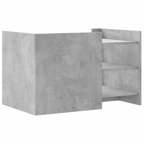 vidaXL Couchtisch Betongrau 80x50x50 cm Holzwerkstoff