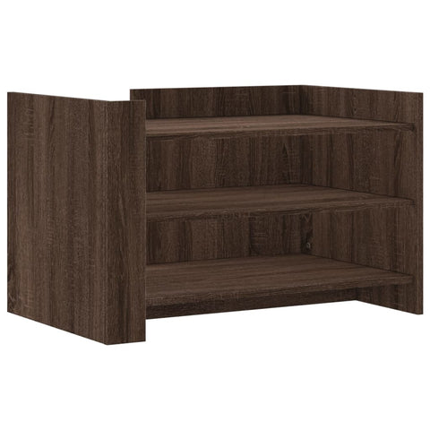 vidaXL Couchtisch Braun Eichen-Optik 80x50x50 cm Holzwerkstoff