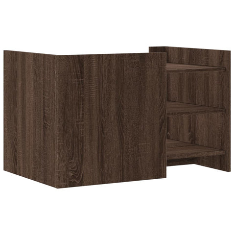 vidaXL Couchtisch Braun Eichen-Optik 80x50x50 cm Holzwerkstoff