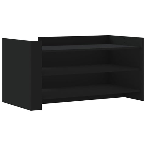 vidaXL Couchtisch Schwarz 100x50x50 cm Holzwerkstoff