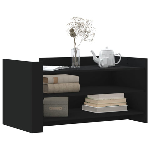 vidaXL Couchtisch Schwarz 100x50x50 cm Holzwerkstoff