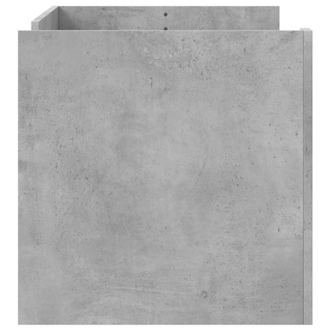 vidaXL Couchtisch Betongrau 100x50x50 cm Holzwerkstoff