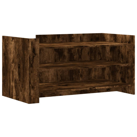 vidaXL Couchtisch Räuchereiche 100x50x50 cm Holzwerkstoff