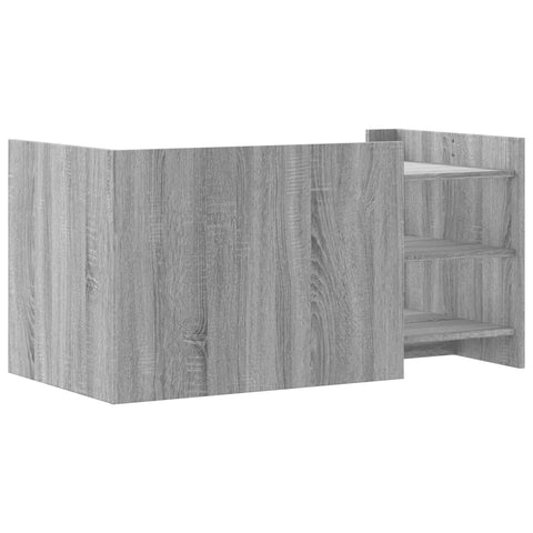 vidaXL Couchtisch Grau Sonoma 100x50x50 cm Holzwerkstoff