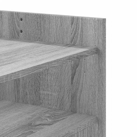 vidaXL Couchtisch Grau Sonoma 100x50x50 cm Holzwerkstoff