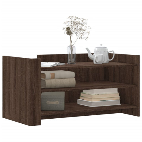 vidaXL Couchtisch Braun Eichen-Optik 100x50x50 cm Holzwerkstoff