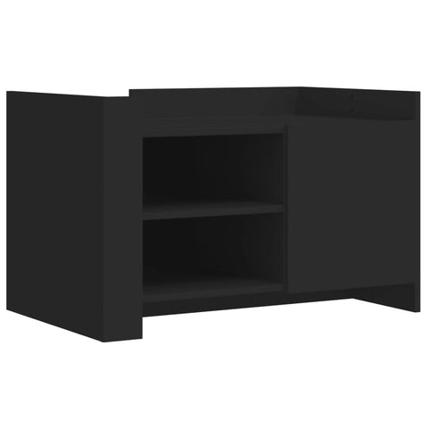 vidaXL Couchtisch Schwarz 80x50x50 cm Holzwerkstoff