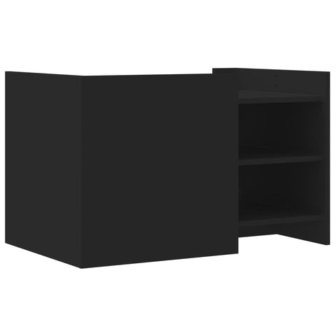 vidaXL Couchtisch Schwarz 80x50x50 cm Holzwerkstoff